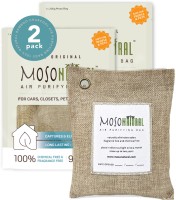 Moso Natural Air Purifying Bag 200g Naturally Removes Odors, Allergens and Harmful Pollutants (Beige) Car Freshener(2 x 0.2 kg)