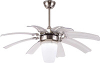 Kanz Enterprises K-400 Transparent 1067 mm Remote Controlled 8 Blade Ceiling Fan(Silver, Pack of 1)