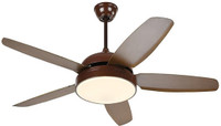 Kanz Enterprises K-1537 Brown 1321 mm BLDC Motor with Remote 5 Blade Ceiling Fan(Brown, Pack of 1)