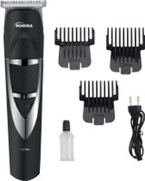 KUBRA KB-2028 Cordless Rechargeable Professional Hair and Beard Trimmer For Men Trimmer 50 min  Runtime 5 Length Settings(Black)