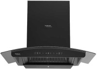 Hindware ZINNIA 75 AUTO CLEAN CHIMNEY Auto Clean Wall Mounted Chimney(Black 1300 CMH)