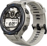 AMAZFIT T rex Pro 1.3HD AMOLED with advanced GPS & 10ATM water resistance Smartwatch(Grey Strap, Regular)