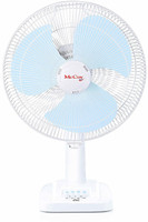 Mccoy ZEST 16T : 16" HIGH SPEED : Table Fan : Pack of 3 400 mm 3 Blade Table Fan(White, Blue, Pack of 3)