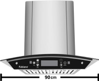 Fabiano B-THREE SS AUTO CLEAN MOTION SENSOR 90cm Auto Clean Wall Mounted Chimney(Silver 1300 CMH)