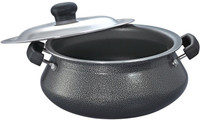 Prestige Omega Select Plus Handi 5 L with Lid(Aluminium, Stainless Steel, Non-stick)