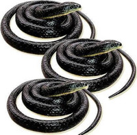 s yuvraj Fake Rubber Snake Fake Snake Gag Toy (Black) snake Gag Toy