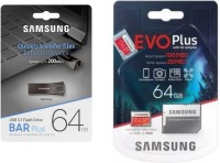 SAMSUNG EVO PLUS 64 GB SD Card Class 10 100 MB/s  Memory Card