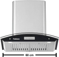 Fabiano AMAZE PB SS60cm Wall Mounted Chimney(Silver 1180 CMH)