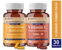 CF L Glutathione with Vitamin C from Amla Extract Combo for Skin (30 Tablets each)(60 Tablets)