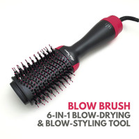 Alan Truman The Blow Brush (Pink) Electric Hair Curler(Barrel Diameter: 18 cm)