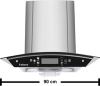 Fabiano PRIME SS AUTO CLEAN MOTION SENSOR 90cm Auto Clean Wall Mounted Chimney(Silver 1300 CMH)