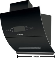 Fabiano MOCKTAILBLACK AUTO CLEAN MOTION SENSOR 90cm Auto Clean Wall Mounted Chimney(Black 1350 CMH)