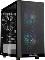 SilverStone PS15 PRO Compact Micro-ATX Mid Tower Cabinet(Black)
