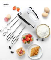 Royatto Egg, Lassi, Butter Milk Maker, Cakes Hand Mixer 260 W Electric Whisk(White)