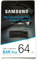 SAMSUNG BAR Plus USB 3.1 64 GB Pen Drive(Black)