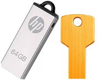 HP V2002 64 GB Pen Drive(Yellow, Grey)