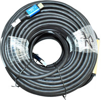 NP Tech HDMI Cable 50 m 50 mtr hdmi cable 4k 2.0(Compatible with DESKTOP, LAPTOP, NETWORK, TV, Black, One Cable)