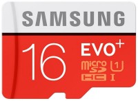 SAMSUNG SAMSUNG EVO PLUS 16 GB MicroSDXC Class 10 95 MB/s  Memory Card(With Adapter)