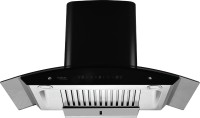 Hindware Cleo Plus HAC Black 90 - Auto Clean Wall Mounted Chimney(Black 1200 CMH)