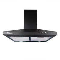 Quba 2715 Cassette Wall Mounted Chimney(Black 1050 CMH)