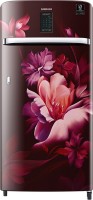 SAMSUNG 192 L Direct Cool Single Door 4 Star Refrigerator(Midnight Blossom Red, RR21A2J2XRZ/HL)