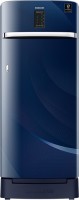 SAMSUNG 225 L Direct Cool Single Door 4 Star Refrigerator(Rythmic Twirl Blue, RR23A2F3X4U/HL)   Refrigerator  (Samsung)