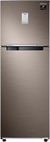 View SAMSUNG 265 L Frost Free Double Door 2 Star Refrigerator(Luxe Brown, RT30A3A22DX/HL)  Price Online