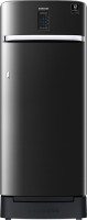 SAMSUNG 220 L Direct Cool Single Door 3 Star Refrigerator(Luxe Black, RR23A2K3YBX/HL)