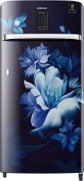 View SAMSUNG 192 L Direct Cool Single Door 4 Star Refrigerator(Midnight Blossom Blue, RR21A2J2XUZ/HL) Price Online(Samsung)