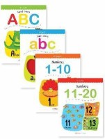 Writing Practice Boxset: Pack of 4 Books (Writing Fun: Write and Practice Capital Letters, Small Letters, Patterns and Numbers 1 to 10)  - By Miss & Chief(English, Paperback, Wonder House Books)