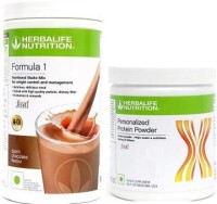 HERBALIFE Weight Loss Combo Pack Formula 1 Chocolate + personalized protein powder Plant-Based Protein(700 g, Chocolate)
