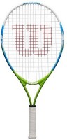 WILSON Us Open 23, Blue/Green/Grey Multicolor Strung Tennis Racquet(Pack of: 1, 200 g)