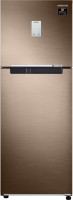 View SAMSUNG 244 L Frost Free Double Door 2 Star Refrigerator(Luxe Bronze, RT28A3522DU/NL) Price Online(Samsung)
