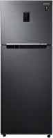 SAMSUNG 407 L Frost Free Double Door 3 Star Convertible Refrigerator(Black Inox (Black Vcm), RT42A5C5EBS/TL)