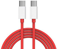 Anks Online 65W Fast Charge & Data Sync Type-C to Type-C Cord Cable 1 m USB Type C Cable(Compatible with OnePlus 6, OnePlus 6T, OnePlus 5, OnePlus 5T, Red, One Cable)