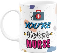 Flair Print You're The Best Nurse Ceramic Coffee Mug(330 ml)