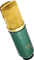 MXL Mics V67G Large Capsule Condenser Microphone, Gold/Green Microphone(Gold, Green)