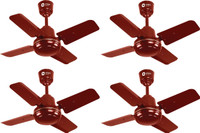 Orient Electric New Breeze pack of 4 600 mm 4 Blade Ceiling Fan(Brown, Pack of 4)