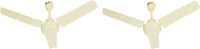 Orient Electric New Breeze pack of 2 900 mm 3 Blade Ceiling Fan(Pearl Ivory, Pack of 2)