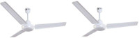 Orient Electric New Breeze pack of 2 900 mm 3 Blade Ceiling Fan(White, Pack of 2)
