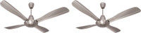 Orient Electric Decorative Stallion pewter finish pack of 2 1320 mm 4 Blade Ceiling Fan(pewter finish, Pack of 2)