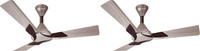 Orient Electric Wendy Topaz gold brown pack of 2 1200 mm 3 Blade Ceiling Fan(Topaz gold brown, Pack of 2)