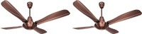 Orient Electric Decorative Stallion antique copper pack of 2 1320 mm 4 Blade Ceiling Fan(antique copper, Pack of 2)