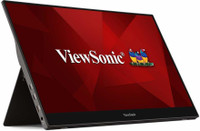 ViewSonic 15.6 inch HD Gaming Monitor (15.6 Inch 1080p Portable Monitor with IPS Touchscreen, 2 Way Powered 60W USB C, Eye Care, Dual Speakers, Frameless Design, Built in Stand with Cover (TD1655))(Response Time: 5 ms)