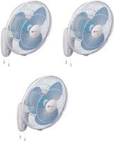Orient Electric Wall-41 crystal white pack of 3 400 mm 3 Blade Wall Fan(crystal white, Pack of 3)
