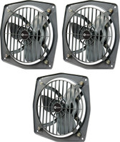 Orient Electric Hill Air pack of 3 300 mm 3 Blade Exhaust Fan(metallic grey, Pack of 3)
