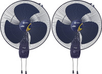 Orient Electric WALL 47 TRENDZ electric blue pack of 2 400 mm 3 Blade Wall Fan(Blue, Pack of 2)