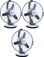 Orient Electric Zippy Hi-speed pack of 3 225 mm 3 Blade Table Fan(White, Pack of 3)