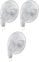 Orient Electric Wall-45 crystal white pack of 3 400 mm 3 Blade Wall Fan(crystal white, Pack of 3)