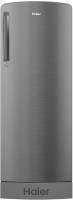View Haier 242 L Direct Cool Single Door 3 Star Refrigerator(Inox Steel, HRD-2423PIS-E)  Price Online